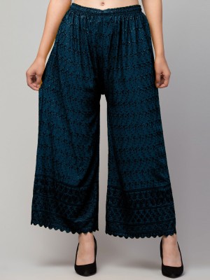 FamBee Relaxed Women Dark Blue Trousers