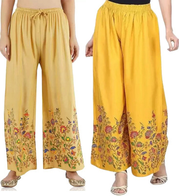 SMAASUM Comfort Fit Women Multicolor Trousers