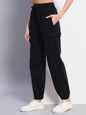 Q-Rious Regular Fit Women Black Trousers