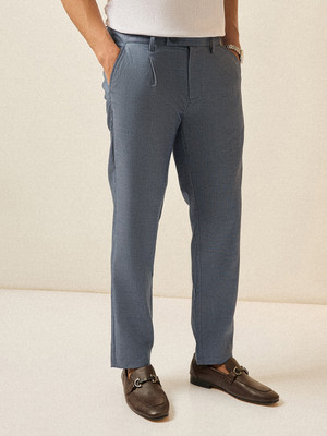 THE BEAR HOUSE Regular Fit Men Grey Trousers