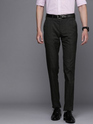 LOUIS PHILIPPE Slim Fit Men Grey Trousers