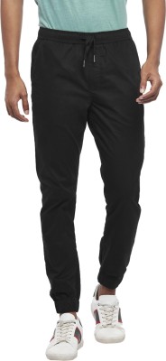 Urban Ranger by Pantaloons Slim Fit Men Black Trousers