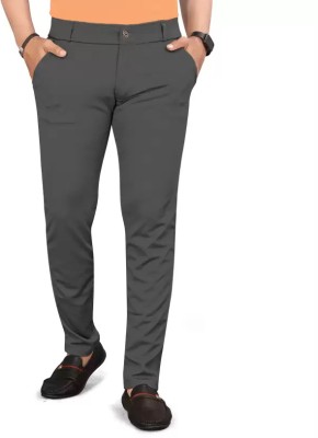 ynam Regular Fit Men Grey Trousers