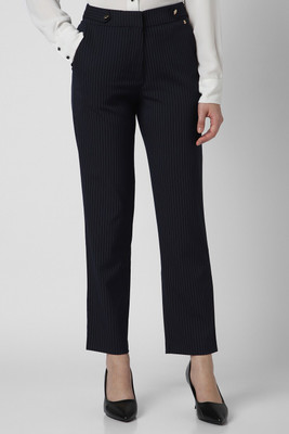VAN HEUSEN Regular Fit Women Blue Trousers