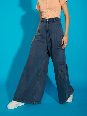 SASSAFRAS Regular Fit Women Grey Trousers