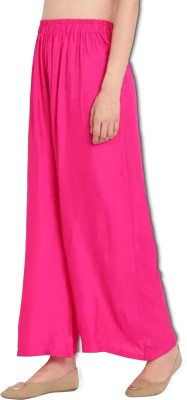 HOOQLOCK Relaxed Women Pink Trousers