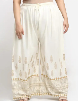Shafaq enterprises Comfort Fit Women White Trousers