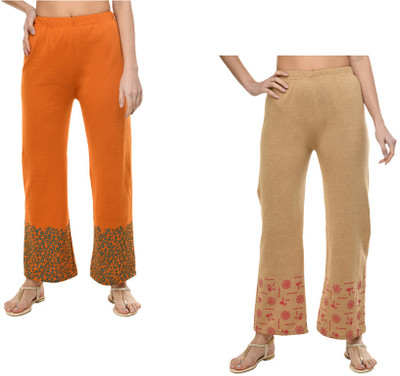 Indistar Flared Women Multicolor Trousers