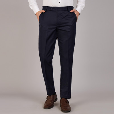 CYPHUS Regular Fit Men Blue Trousers