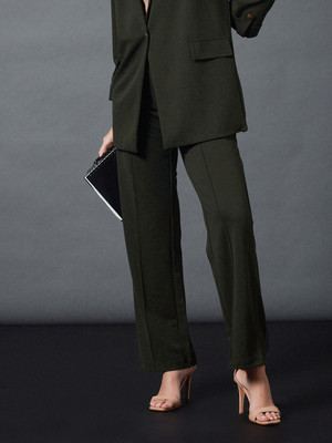 SASSAFRAS Regular Fit Women Green Trousers