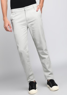 KETCH Slim Fit Men Grey Trousers