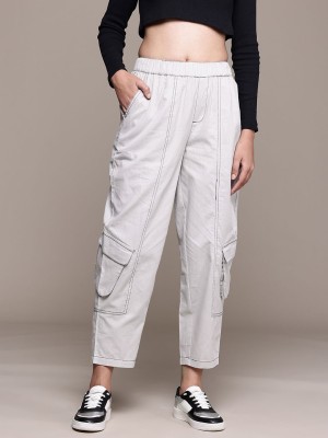 Roadster Regular Fit Women Grey Trousers