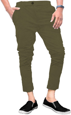 PTC CREATION Regular Fit Men Green Trousers