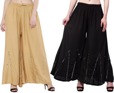 Meyara Relaxed Women Black Trousers