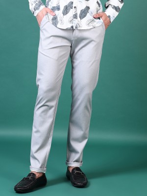 V-MART Regular Fit Men Grey Trousers