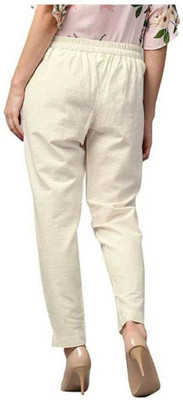 HouseOfCommon Regular Fit Women Beige Trousers