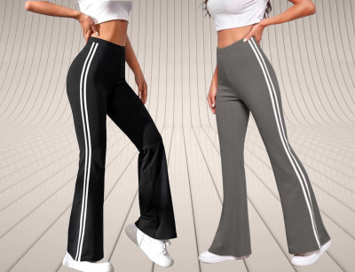 L Fashion Jeans Regular Fit Women Black, Grey Trousers