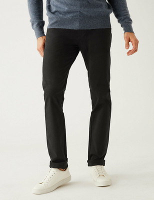 MARKS & SPENCER Slim Fit Men Multicolor Trousers