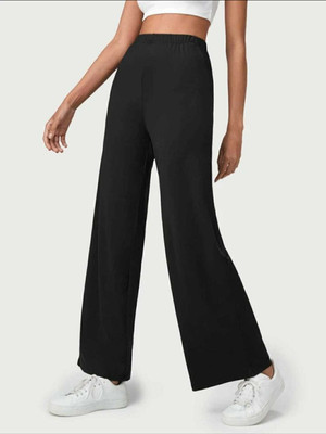 Broadstar Relaxed Women Black Trousers