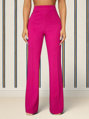 nitafashion Loose Fit Women Pink Trousers