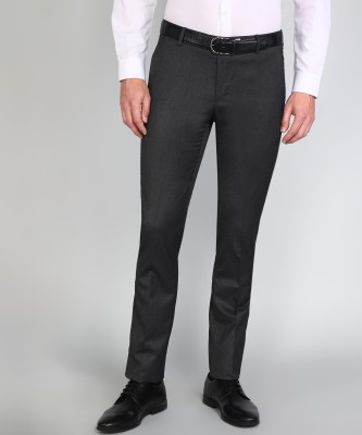 ARROW Regular Fit Men Grey Trousers