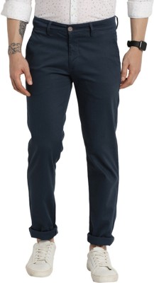 TURTLE Skinny Fit Men Dark Blue Trousers