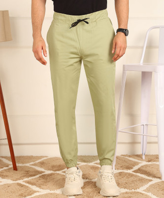 FUBAR Slim Fit Men Light Green Trousers