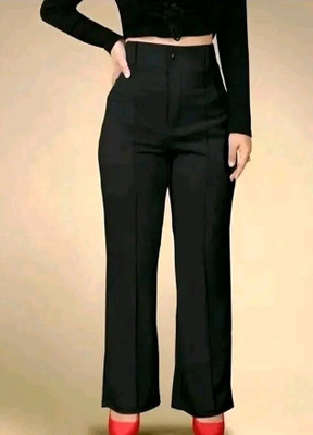 TarrenT HunT Regular Fit Women Black Trousers