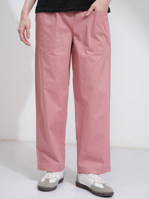 Tokyo Talkies Regular Fit Women Pink Trousers
