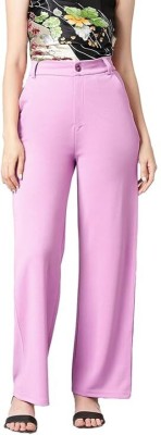 DIGSIFY Relaxed Women Pink Trousers