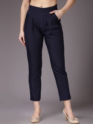 Freehand Regular Fit Women Blue Trousers