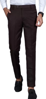 CODE7COLLECTION Regular Fit Men Black Trousers