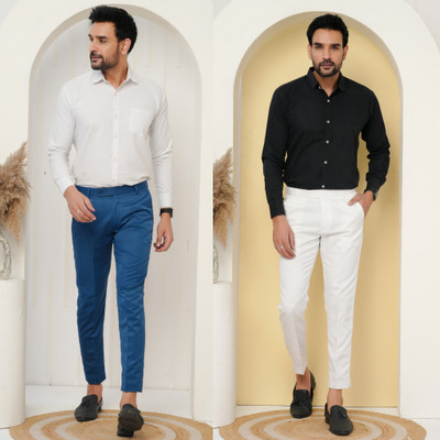 Shanta Enterprise Regular Fit Men Multicolor Trousers