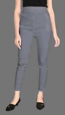 Samar Collection Regular Fit Women Grey Trousers