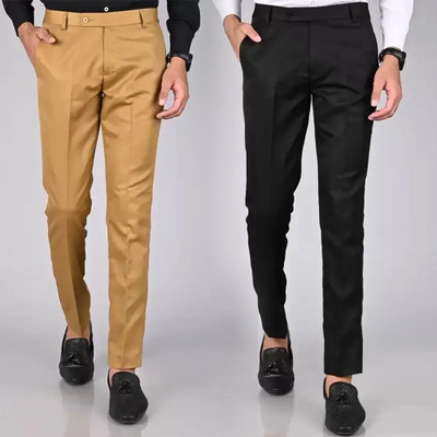 Shree VastraVeda Regular Fit Men Multicolor Trousers