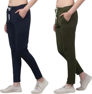 Kashmiri queen Comfort Fit Women Blue, Green Trousers