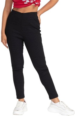 Globus Skinny Fit Women Black Trousers