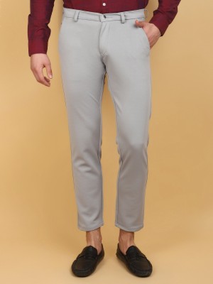 Flick Regular Fit Men Grey, Grey Trousers