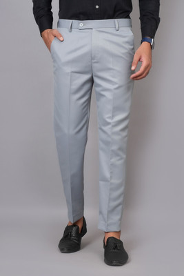 WEAROBICS Regular Fit Men Grey Trousers