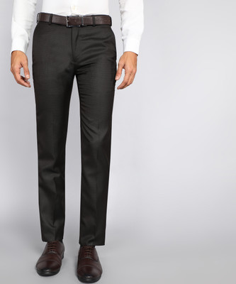 Raymond Slim Fit Men Brown Trousers