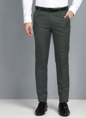 AWOL By Miura Lifestyle Slim Fit Men Green Trousers