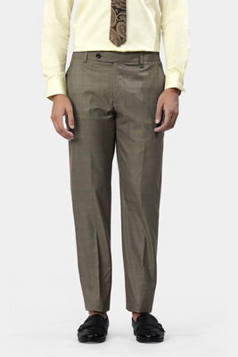 french crown Regular Fit Men Brown Trousers
