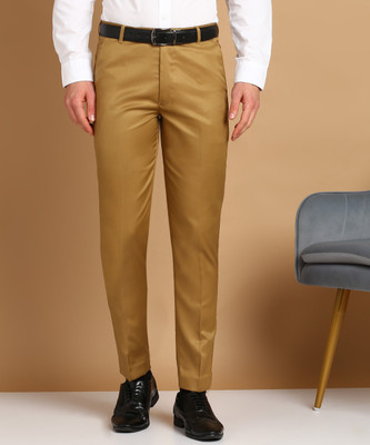 FUBAR Regular Fit Men Khaki Trousers