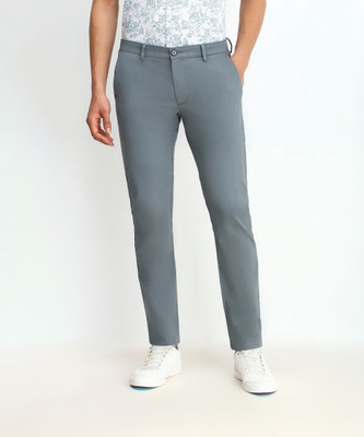 Allen Solly Regular Fit Men Grey Trousers