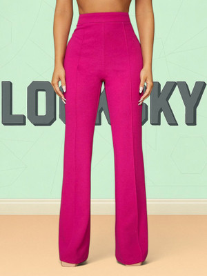 nitafashion Loose Fit Women Pink Trousers