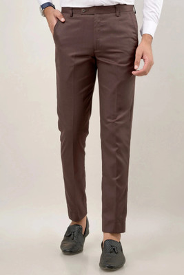 SEVEN HUNTERS Regular Fit Men Brown Trousers