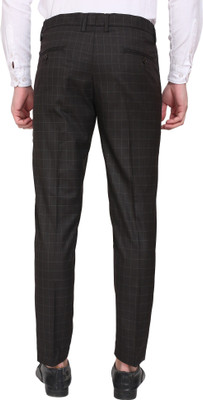 AD & AV Slim Fit Men Brown Trousers