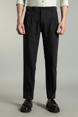 Paul Street Regular Fit Men Grey Trousers