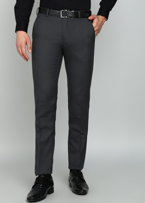 Raymond Slim Fit Men Grey Trousers