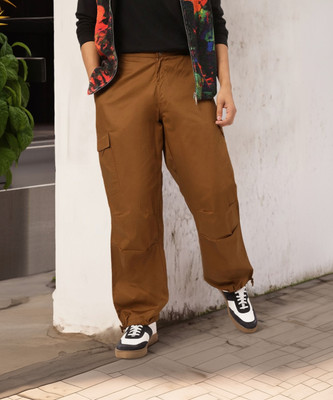 Kook N Keech Regular Fit Men Brown Trousers